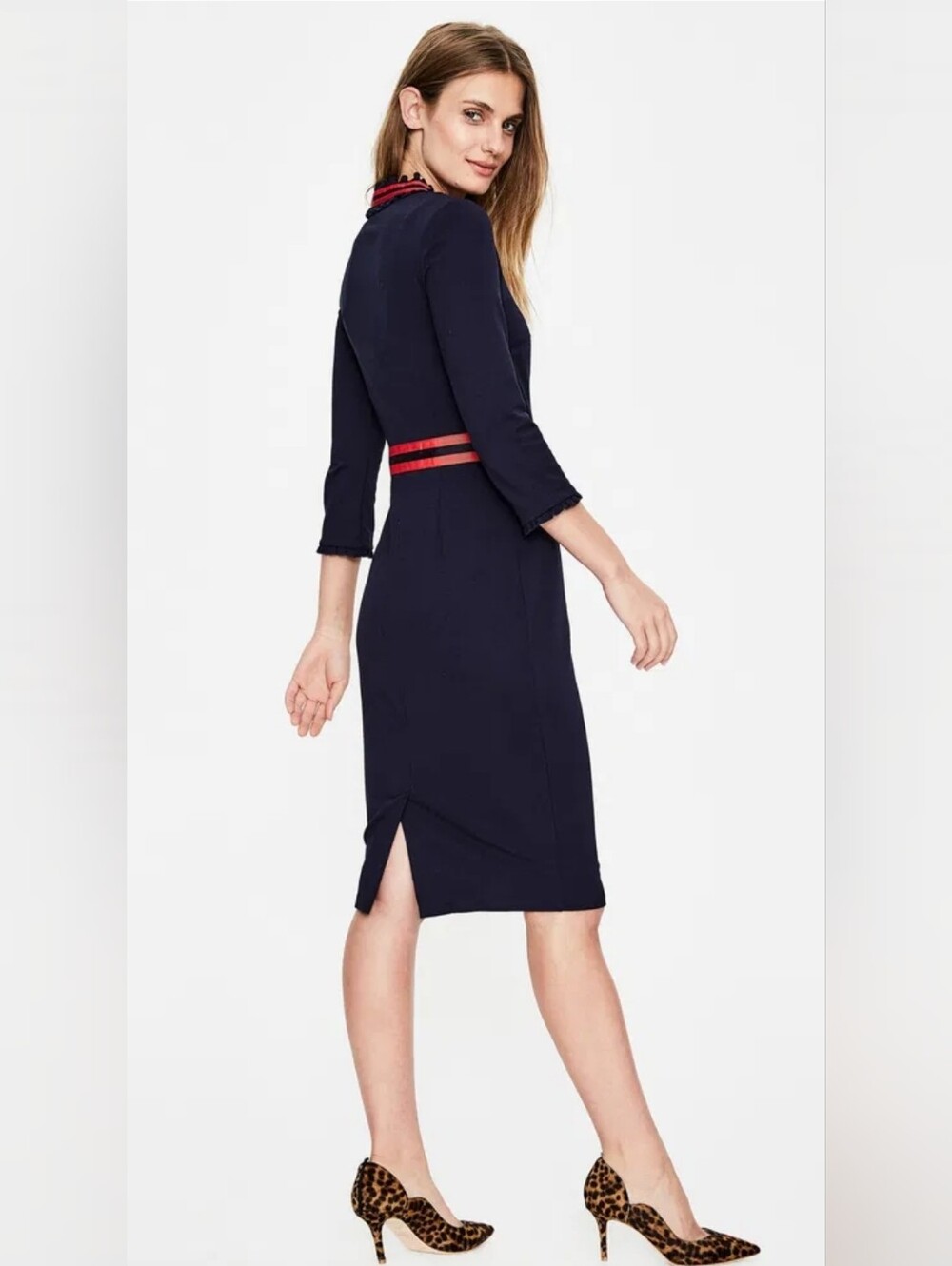 Boden Annette Ponte Dress Size US 4 - Picture 4 of 13